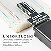 LONELY BINARY Logic Analyzer 8 Channels 24MHz USB Kit with Base Module, Breadboard Breakout Board, USB-A & Type-C Cables, Test Clips, Alligator Clips Compatible with Arduino ESP32 STEM DIY Projects
