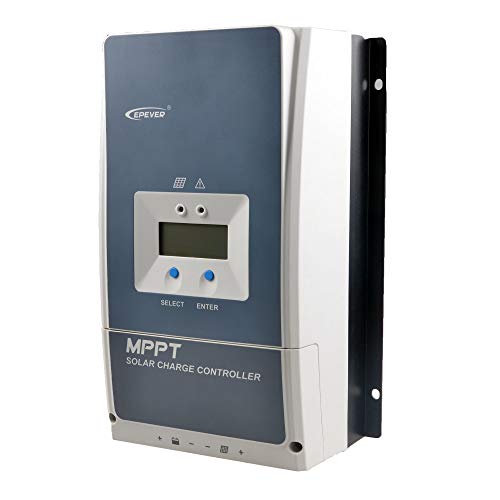 Epever Mppt Solar Charge Controller 60A 150V Pv Negative Grounding, Suitable For 12/24/36/48V Battery System With Remote Monitoring Display Mt50 #TOP2