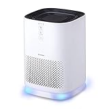 アイリスオーヤマ 空気清浄機 10畳 小型 消臭 除菌 脱臭 ホコリ 花粉 集じん PM2.5 ペット 静音 省エネ 軽量 タバコ アレルギー対策 コンパクト おやすみモード インテリア ナイトライト付 IAP-A25-W ホワイト