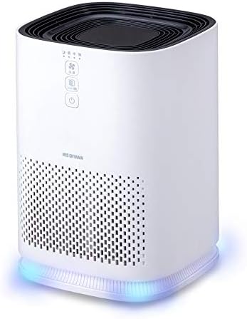 （00:01時点） アイリスオーヤマ 空気清浄機 10畳 小型 消臭 除菌 脱臭 ホコリ 花粉 集じん PM2.5 ペット 静音 省エネ 軽量 タバコ アレルギー対策 コンパクト おやすみモード インテリア ナイトライト付 IAP-A25-W ホワイト