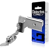 Distinctive Adjustable Zipper Piping Cording Sewing Machine Presser Foot - Fits All Low Shank Singer, Brother, Babylock, Euro-Pro, Janome, Kenmore, White, Juki, New Home, Simplicity, Elna and More!