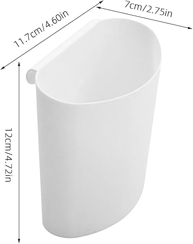 Miniatura 2 de 4 cestas colgantes para carrito, cubos de almacenamiento para suministros de belleza, soportes colgantes multiusos para carros de salón y carritos,