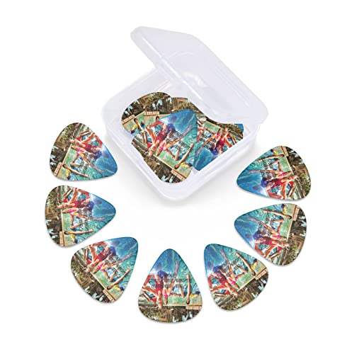 Lot de 12 médiators personnalisés pour guitare, ajoutez votre propre design photo texte 0,46 mm/0,71 mm/0,96 mm d… - Les Beatles, Paul McCartney, John Lennon, RIngo Starr, George Harrison Lot de 12 médiators personnalisés pour guitare, ajoutez votre propre design photo texte 0,46 mm/0,71 mm/0,96 mm d… – Image 7