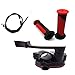 TC-Motor Alloy Thumb Throttle Cable Handle Grips For ATV Quad 50cc 70cc 90cc 110cc 125cc 150cc 200cc 250cc Taotao Sunl Kazuma Roketa JCL
