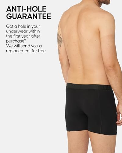 DANISH ENDURANCE Men's Organic Cotton Boxer Briefs, Tag-free Underwear, 3 & 6 Pack4