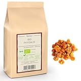 100% NATÜRLICH: Sie erhalten unsere sonnengereiften und schonend getrockneten Physalis (auch Kapstachelbeere, Inkabeere oder Andenbeere genannt) aus kontrolliert biologischem Anbau. Dieses fruchtig-säuerliche Trockenobst enthält weder zugesetzten Zucker noch andere Zusätze - Genuss pur!