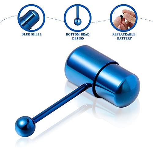 Generic 1Pcs Piercing Língua Vibrando Piercing Língua de Aço Inoxidável Metal Piercings Jóia Do Corp