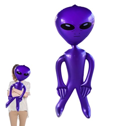 Alien gonflable d'Halloween vert pour émerveiller petits et grands - 4