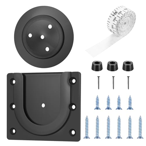 Dartscheibe Halterung Wand Dartscheibe Aufhängung Dartboard Halterung Dart Board Wandhalter für Steeldartboards Wand Aufhängen Dartboards Dartscheiben Zubehör Schwarz