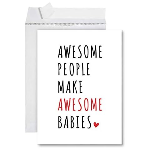 Andaz Press Funny Jumbo Baby Shower Card Cover