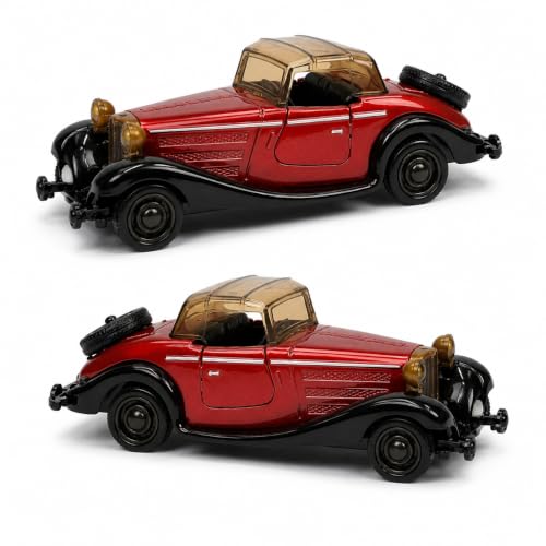 Image of Royals hub Vintage Toy Metal car 1:36 Scale Model Exclusive Alloy Metal Car Die-cast Scale Model Pullback Toy with Openable Doors & Light Music Best Gifts Toys Kids【Colors as Per Stock】