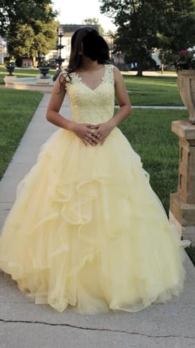 Image of QXMYOO Ball Gown Quinceanera Dresses Sweet 16 Prom Party Princess Dress for Teens