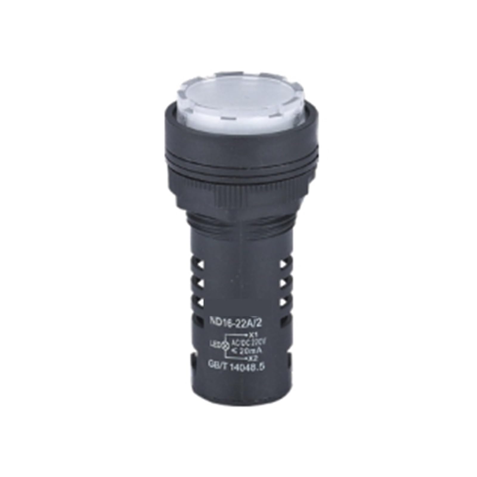 Indicador luminoso ND16-22A/4 AC 220V rojo para panel 2