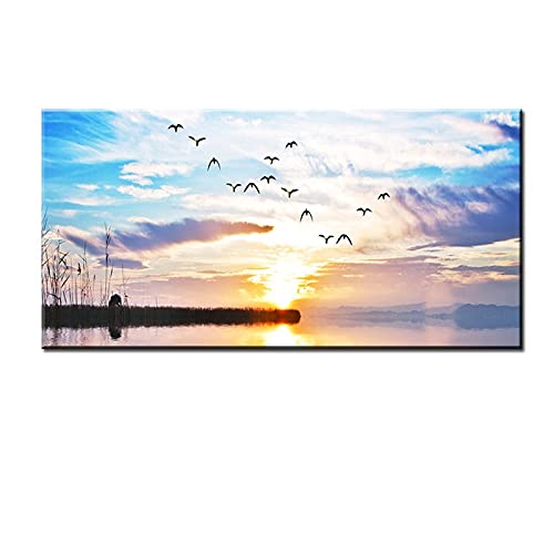 Broderie Diamant Peinture 5D pour grand salon moderne paysage soleil de plage strass à faire soi-même