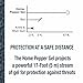 SABRE Pepper Gel Home Defense, 17 Bursts, 17-Foot (5-Meters) Range, Gel Is Safer, Includes a Wall Mount Clip, Glow-In-The-Dark Twist Lock Safety