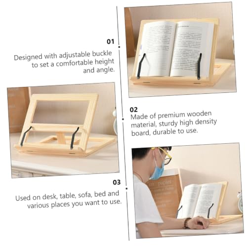 Pupitre de lecture en bois pour livre et calligraphie - 3