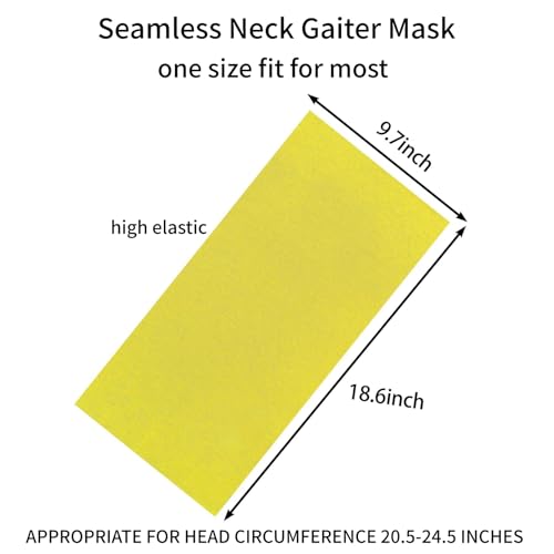 Image of Neck Gaiter Masks Tube Scarf,Seamless Bandanas Buffs Gators,Ourdoor Face Mask Face Covering Multi Headwear