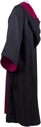 Miniatura 3 de Brujería y hechicería adolescentes batas escolares mago joven mago mágico con capucha varita bruja estudiante traje mágico