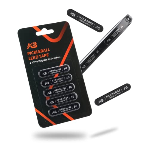 Pickleball Lead Tape - Super High Adhesive Lead Tape - Designed Specifically for Pickleball Paddles - Building The Perfect Moment of Hitting a Ball can Make You a Better Player.