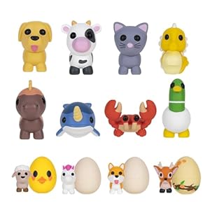 Adopt Me! 10 Pack Mystery Pets – Series 1-10 – Top Online Game – Exclusive Virtual Item Code Included – Fun Collectible Toys for Kids Featuring Favorite Pets, Ages 6+