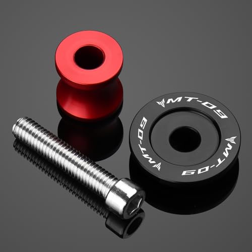 TREONK M6 Ständeraufnahme - Montageständer Adaptr Motorrad Prismabuchsen Bobbins Kompatible für MT09 MT-09 MT 09 2015-2024