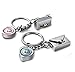 Produktbild Gudeke Fashion Simple Love Mail Speak Ich liebe dich Paar Schlüsselanhänger Schlüsselanhänger Ein Paar Buckle Hanging