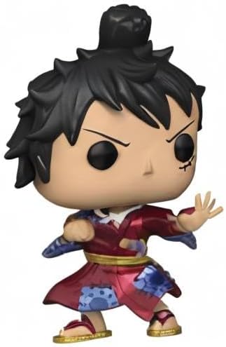Funko One Piece Pop! Animation Luffy Kimono (Metallic) Vinyl Figure Hot Topic Exclusive Multi None - Image 2