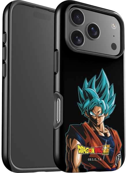 Skinit Impact Phone Case Compatible with iPhone 17 Pro Max - Officially Licensed Dragon Ball Super Goku Design