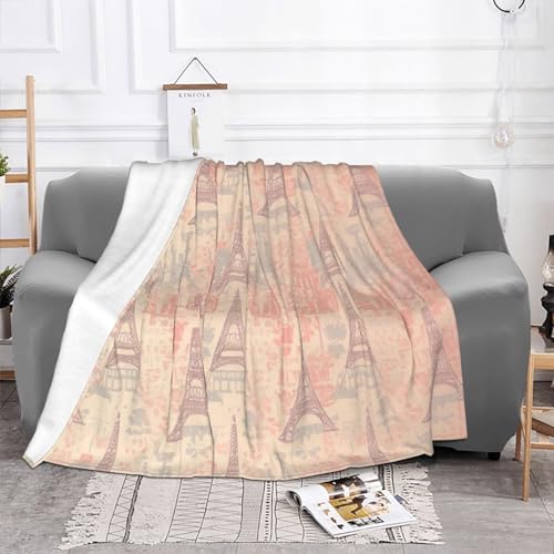 Plaid lit flanelle chaud contre les nuits fraîches, jeté de canapé réversible doux