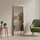 vendita articoli arredamento SPECCHIO - Specchiera, Articolo d'arredo a muro, Decorazione con specchio, 40x2h120 cm, Bianco