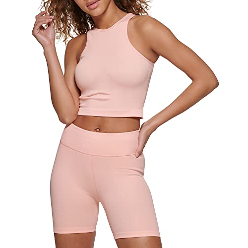 Image of Calvin Klein Womens Sleeveless Midi Dress with High Low Ruffle SkirtDress