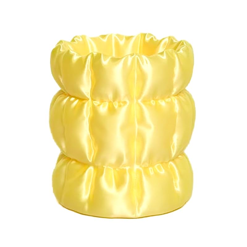 Image of Silk Lemon PLA 1.75mm 1kg Shiny Smooth Yellow 3D Filament Spool FDM AMS | Light Color High gloss Silk finish metallic Lemon Low warping 1kg spools 2.2lbs Shiny surface for Printer Bambu Snapmaker