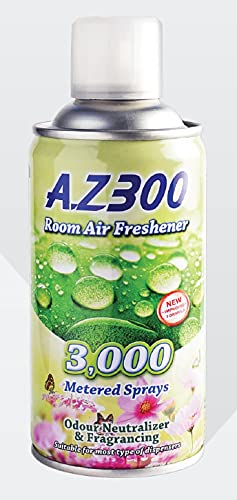 alpha hygieneAquaDG Scented Air Freshener Metered Spray Can - 3000 Sprays- 300 ML