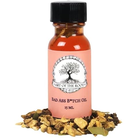 Bad Ass B*tch Oil by Art of the Root | Handmade Oil with Dragon’s Blood | Spirituality, Wiccan, Pagan, Conjure | Power, Success, Attraction, Achievement & Rituals Cover