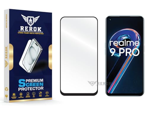 Image of Gorilla Tempered Glass Screen Protector Compatible with Realme 9 Pro [Pack of 1] | Edge-to-Edge, Bubble-Free, Case Friendly, Easy Installation Kit