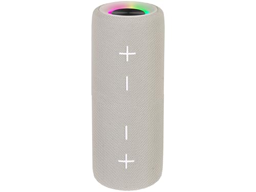 Trevi Xsc 8A88 B Cassa Wireless Portatile 2X15W Stereo Con Woofer Passivi, IPX5 Impermeabile, Lettore MP3 Micro Sd, AUX-IN, Disco Light E Speaker Separabili, Beige - 2