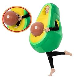 Aufblasbares Avocado-Kostüm für Frauen – Deluxe Halloween-Spaß für Erwachsene, der garantiert für Lacher sorgt!