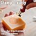 HJX Custom Soap Logo Stamp for Homemade - Personalized Soap Stamp DIY Your Logo Design,Text for Soap Crafter Maker,Branding & Gifting