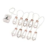 キャプテンスタッグ(CAPTAIN STAG) LED ライト LEDデコレーションライト 10灯 全長3.3m 【連続点灯:約30時間】 ダイアモンド UK-4054 ピンク