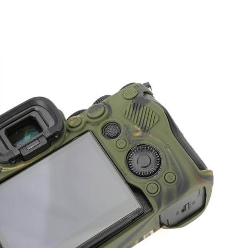 Funda de silicona suave para cámara Sony A7RV color camuflaje miniatura 4