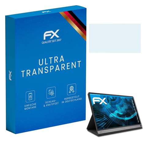 atFoliX Screen Protection Film compatible with Asus ZenScreen GO MB16AP Screen Protector, ultra-clear FX Protective Film