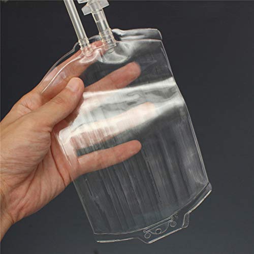 Bolsa de bebidas com energia sanguínea reutilizável Luoem, bolsa de Halloween, adereços de vampiro p