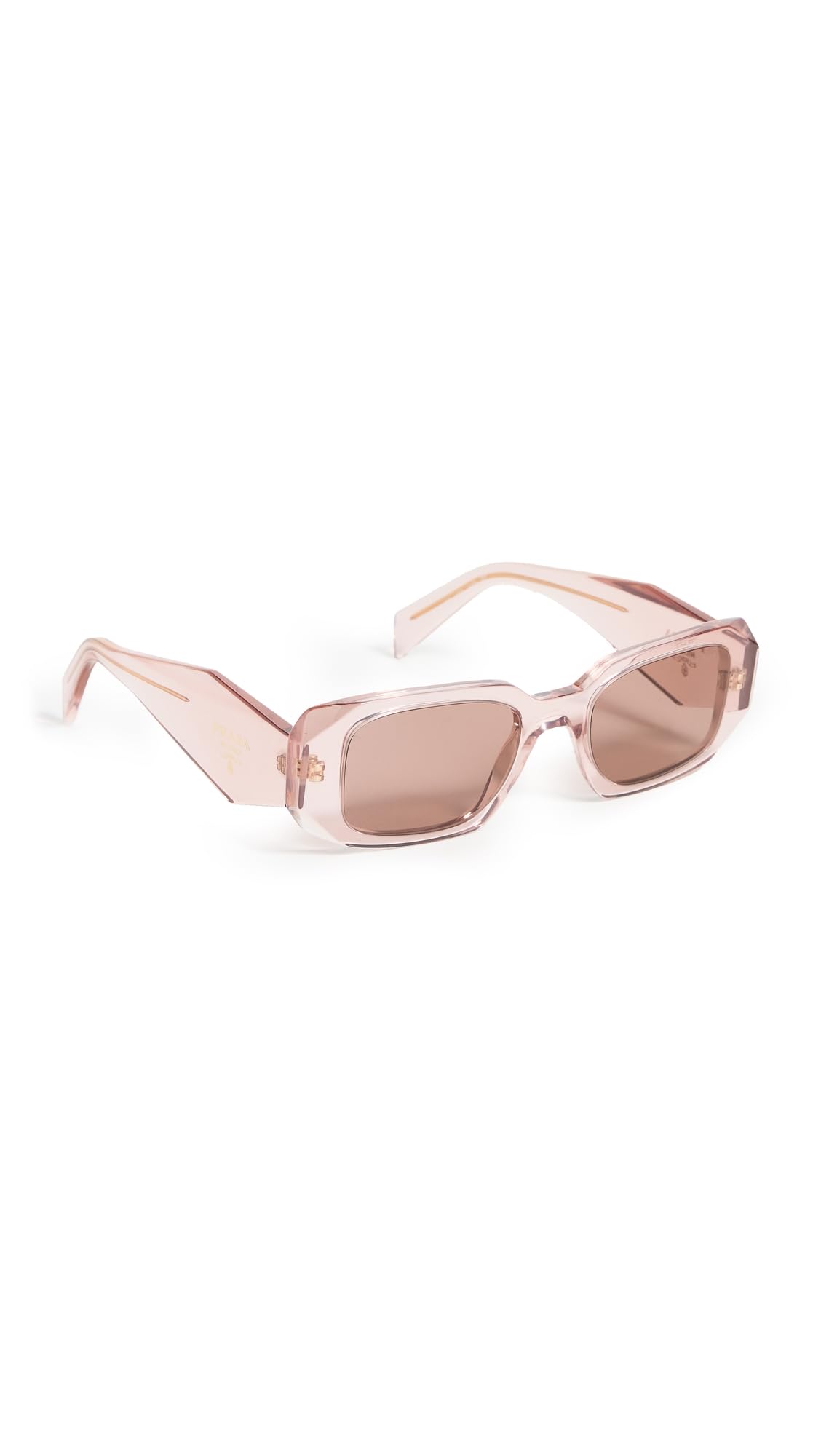 Prada Womens PR 17WS Rectangular Sunglasses