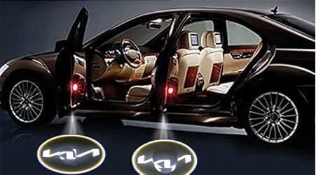 UNEESTORE Ghost Shadow Projector Lights Welcome Light Wireless Car Logo Door Projector, Set of 2 for Kia New Logo Cars with 3 Months Warranty, No Drilling Required-picture-19
