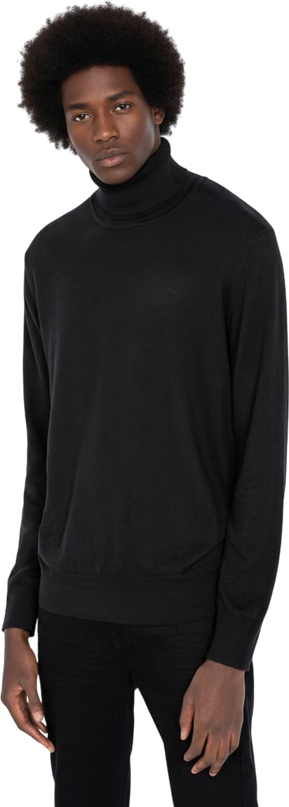 Schott NYC Men's Plbeal4 Pullover Sweater Not Applicable, Black, Medium