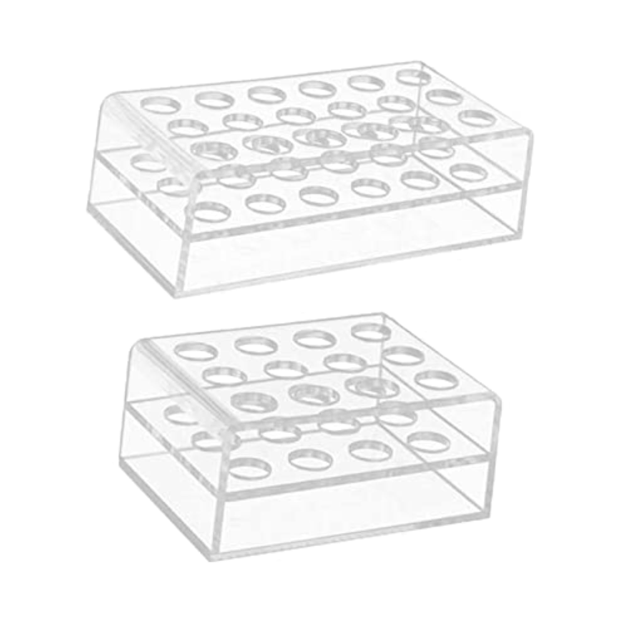 Clear Acrylic Brush Display Pen Holder, Countertop Storage