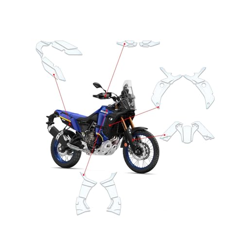 Film PPF de protection peinture moto haut de gamme pour Yamaha Tenere 700 World Raid 2022-2024
