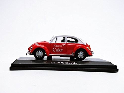 Amazon.co.jp: Coca-Cola Collectibles 1/43 VW ビートル 1966 レッド