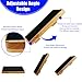 xin partner Dog Nail Scraper, Dog Nail Grinder, Dog Nail File, pet Nail Trimmer Tool More Convenient, Solid Wood Folding, with 7 Piece of Sandpaper Instead,Without Treat Box(Black)