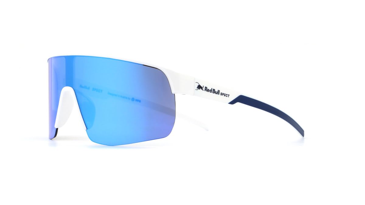 Red Bull Spect Eyewear Dakota, Occhiali Unisex-Adulto, Shiny White, Medium